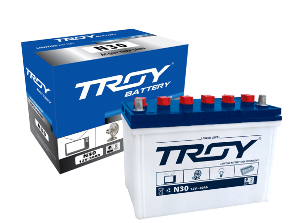 Bình Ắc Quy TROY 12V 30Ah N30 - Ắc Quy Dân Dụng