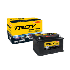 Ắc Quy TROY 12V 80Ah CMF DIN80 - Loại Khô Kín Khí - Cọc Chìm tiêu chuẩn Châu Âu
