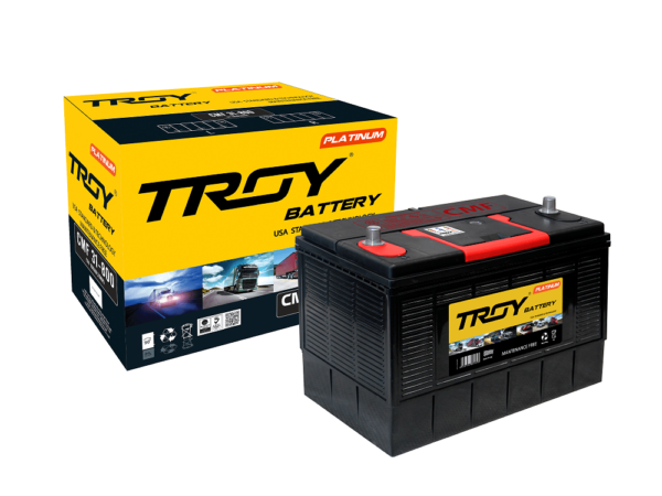 Ắc Quy Troy 12V 100Ah Cmf 31800 Cọc Chì