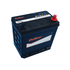 Ắc Quy Delkor 12V 40Ah Model DF40AL - Cọc ngược (Cọc + bên trái)