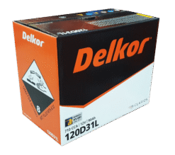 Ắc Quy Delkor 12V 90Ah Model 120D31L - Cọc ngược (Cọc + bên trái)