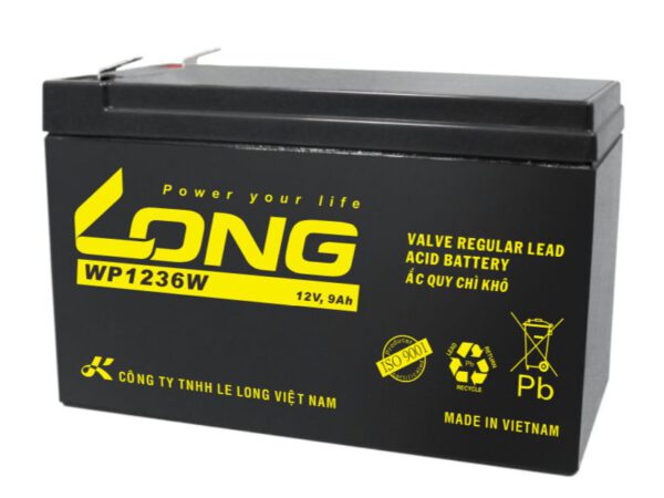 Bình Ắc Quy Long 12V 9Ah (Wp1246W)