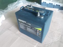 Bình Ắc Quy Xe Điện Sân Golf 6V 225Ah ROCKET L105 - Nhập khẩu Hàn Quốc