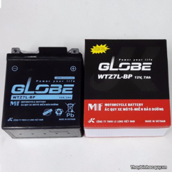 ac quy xe may GLOBE WTZ7L BP 12v 7ah