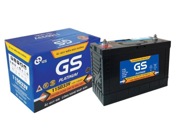 Ắc Quy Khô Gs 12V 100Ah 115D33V