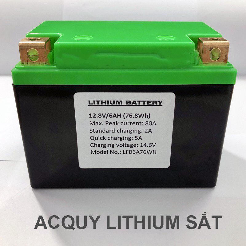 Ắc Quy- Pin Lithium 12V 5Ah Dành Cho Xe Máy