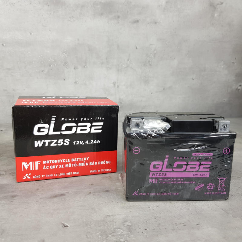 Bình ắc quy sử dụng cho xe Exciter 150